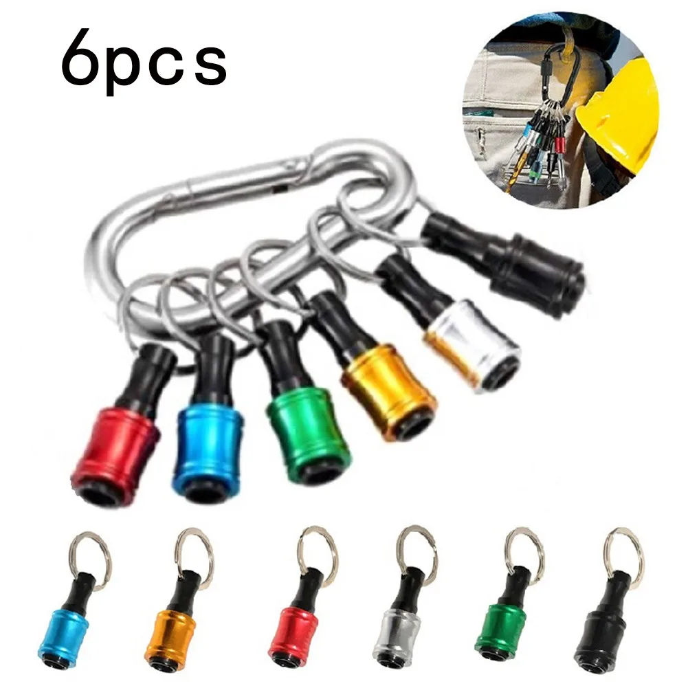 6Pc Hex Shank Screwdriver Bit Holder Extension Bar Tough Keychain Driver Keyring Guide Drill Bit Screw Tool Screwdriver Bit
6Pc Hex Shank Screwdriver Bit Holder Extension Bar Tough Keychain Driver Keyring Guide Drill Bit Screw Tool Screwdriver Bit