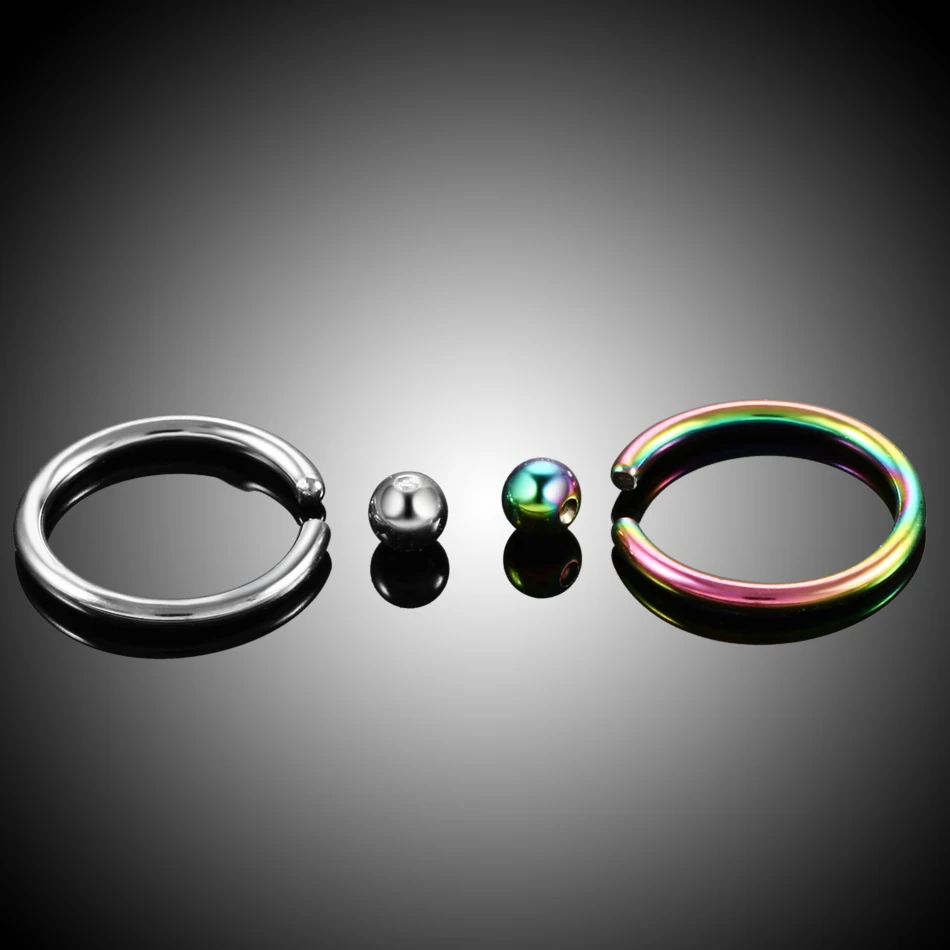 5Pcs/lot 6/8/10mm Stainless Steel Circle Ring Clip Balls Nose Ring Hoop Septum Piercing Cartilage Earrings Body Piercing Jewelry
5Pcs/lot 6/8/10mm Stainless Steel Circle Ring Clip Balls Nose Ring Hoop Septum Piercing Cartilage Earrings Body Piercing Jewelry