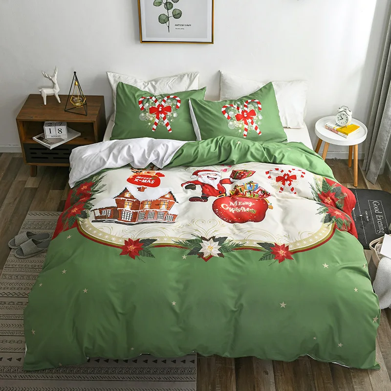 Christmas Bedding Set Deer Pattern National Style Down Quilt Cover Pillow Cover Double Bed Large Bedding
Christmas Bedding Set Deer Pattern National Style Down Quilt Cover Pillow Cover Double Bed Large Bedding