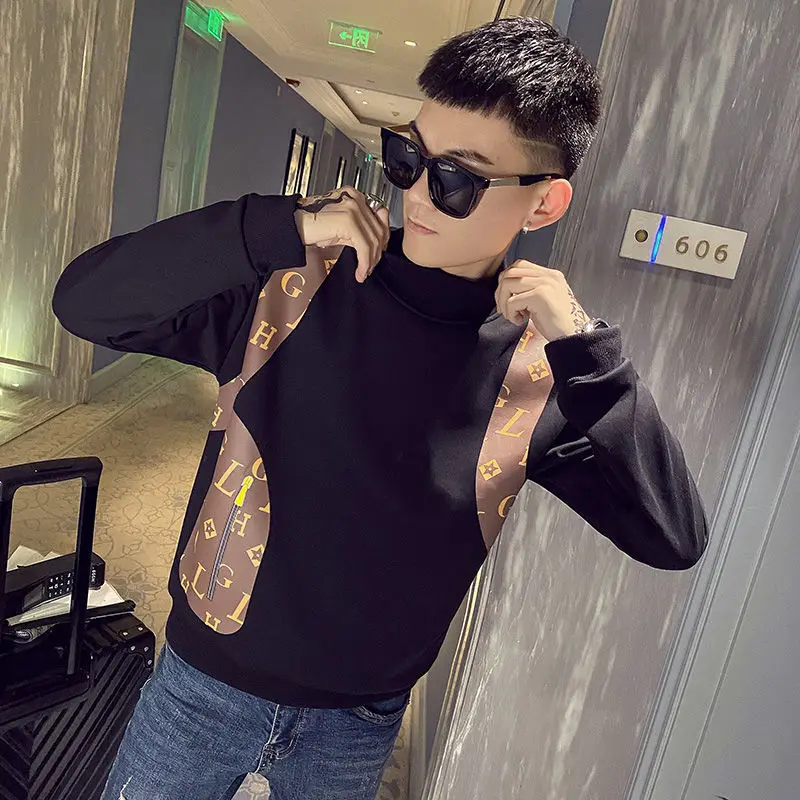 Fried Street sweater male ruffian Shuai Liu social spirit boy long sleeve T-shirt slim and plush new bottoming shirt
Fried Street sweater male ruffian Shuai Liu social spirit boy long sleeve T-shirt slim and plush new bottoming shirt