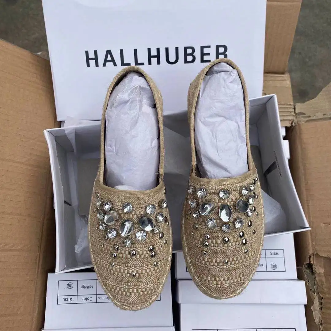 2021 New Diamond Rivet round Toe Hemp Rope Shallow Mouth Women's Shoes Comfortable Lazy Shoes Lightweight Casual Autumn Shoes
2021 New Diamond Rivet round Toe Hemp Rope Shallow Mouth Women's Shoes Comfortable Lazy Shoes Lightweight Casual Autumn Shoes