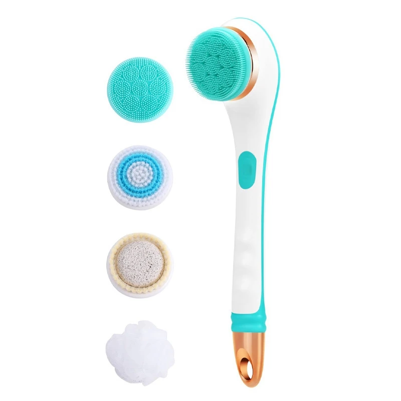 Electric Bath Brush Massage Brush 4 in 1 Multifunctional Long Handle Back Rubbing Brush Bath Instrument
Electric Bath Brush Massage Brush 4 in 1 Multifunctional Long Handle Back Rubbing Brush Bath Instrument