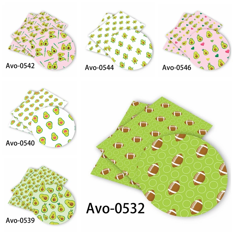 Diy-каждый день Diy 30*135 см печатная искусственная кожа винил для банта, DIY материалы ручной работы