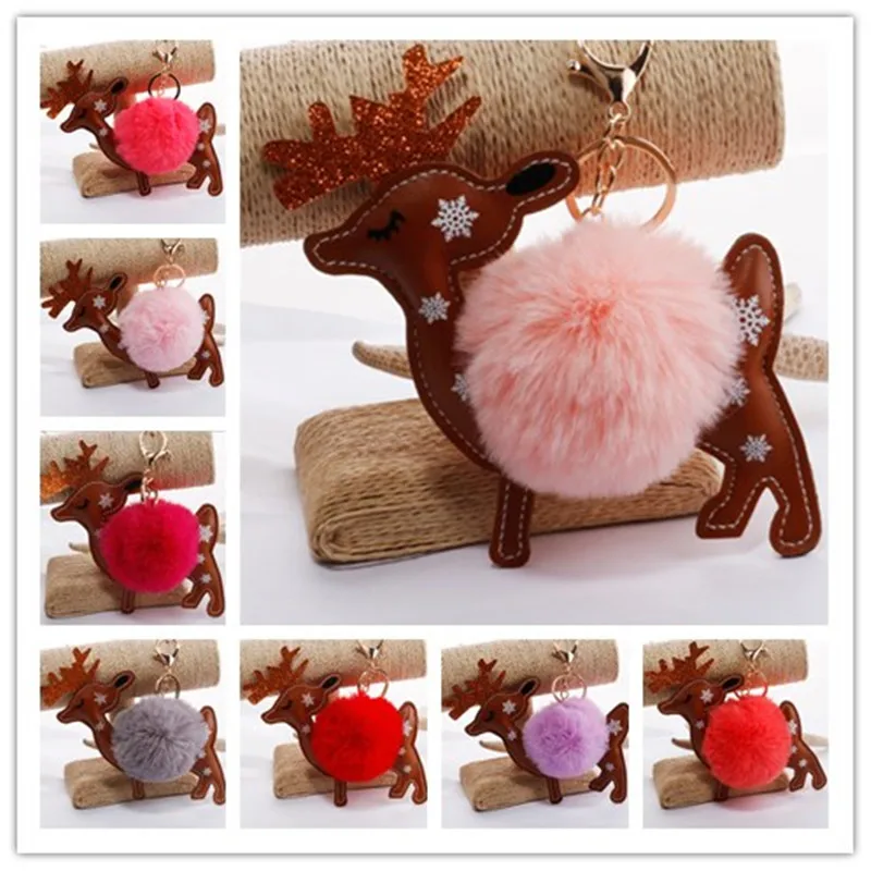 1Pc Cute Elk Key Ring Xmas Key chain Pendant Reindeer Plush Hanging Bag Decoration Christmas Decor Party Supplies Accessories
1Pc Cute Elk Key Ring Xmas Key chain Pendant Reindeer Plush Hanging Bag Decoration Christmas Decor Party Supplies Accessories