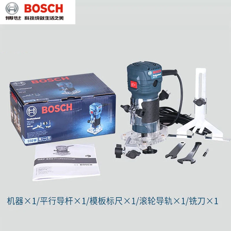 Woodworking power tool trimming machine GKF550 electric wood milling multi-function slotting engraving machine GMR1
Woodworking power tool trimming machine GKF550 electric wood milling multi-function slotting engraving machine GMR1