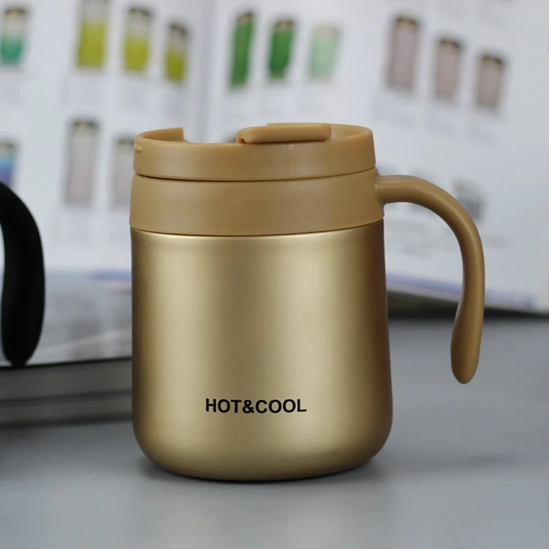 New 330ml Coffee Mug Vacuum Cup Thermos Stainless Steel Insulated Water Cups Tumbler With Handle Lid and Mixing Spoon Office
New 330ml Coffee Mug Vacuum Cup Thermos Stainless Steel Insulated Water Cups Tumbler With Handle Lid and Mixing Spoon Office