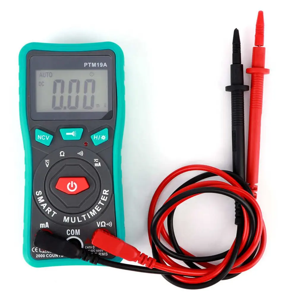 LCD Display Digital Smart Multimeter DC AC Voltage Current Resistance NCV Tester Meter Digital Multimeter
LCD Display Digital Smart Multimeter DC AC Voltage Current Resistance NCV Tester Meter Digital Multimeter