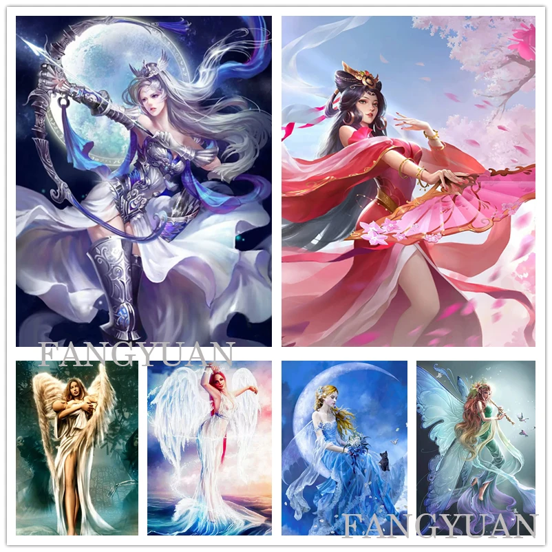 Angel Grils Diamond Painting 5D Diy Anime Game Character Diamond Embroidery Cross Stitch Kits Mosaic Rhinestone Wall Pictures
Angel Grils Diamond Painting 5D Diy Anime Game Character Diamond Embroidery Cross Stitch Kits Mosaic Rhinestone Wall Pictures