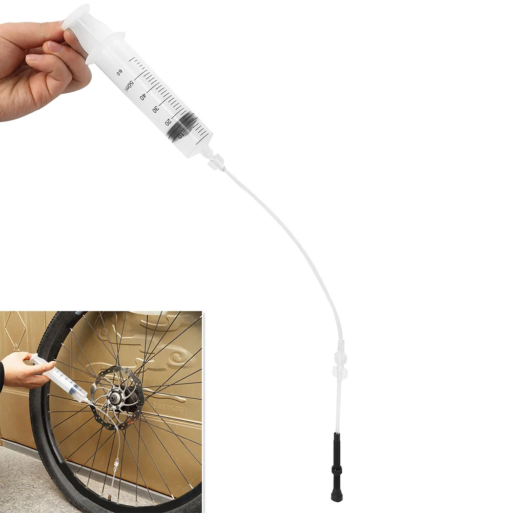1 Set 60ML Bike Tire Injector Maintenance Tubeless Tyre Sealant Injector Syringe Bicycle Tire Filling Tool
1 Set 60ML Bike Tire Injector Maintenance Tubeless Tyre Sealant Injector Syringe Bicycle Tire Filling Tool
