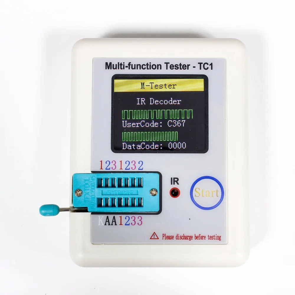 LCR-TC1 3.5inch Colorful Display Multifunctional Tft Backlight Transistor Tester
LCR-TC1 3.5inch Colorful Display Multifunctional Tft Backlight Transistor Tester