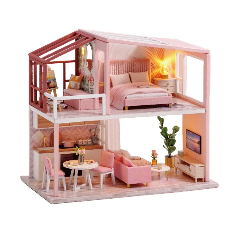 Architecture Model Building Kits with Furniture LED Miniature Wooden Dollhouse 3D Puzzle Challenge Kids Adults Gifts
Architecture Model Building Kits with Furniture LED Miniature Wooden Dollhouse 3D Puzzle Challenge Kids Adults Gifts