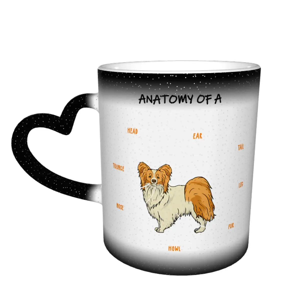 Papillon Dog Mug Color Changing Wholesale Mug Cute Porcelain Cafe Cups 
Papillon Dog Mug Color Changing Wholesale Mug Cute Porcelain Cafe Cups
