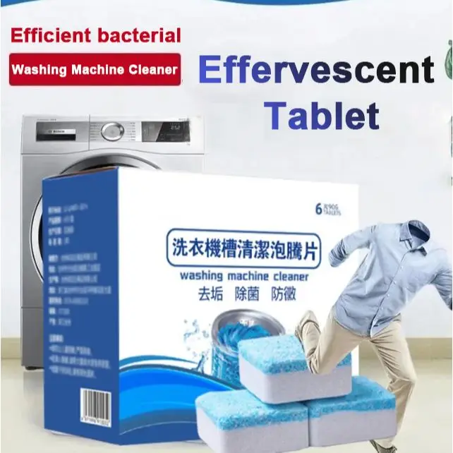 6pcs Washing Machine Cleaner Washer Cleaning Detergent Effervescent Tablet Cleaner Washing Machine Household Cleaning Supplies
6pcs Washing Machine Cleaner Washer Cleaning Detergent Effervescent Tablet Cleaner Washing Machine Household Cleaning Supplies