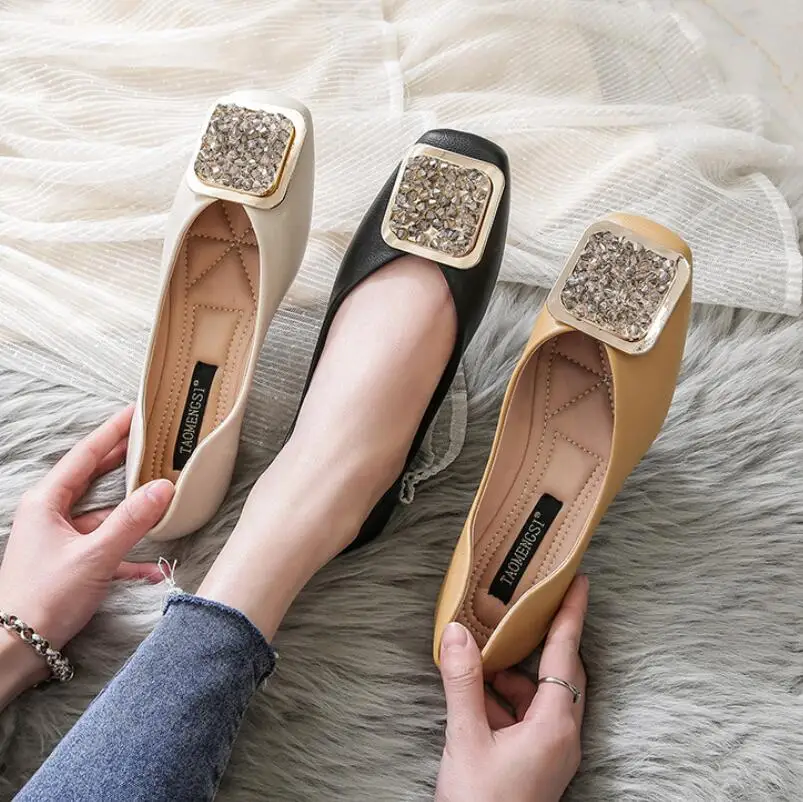 Fashion Casual Flat Shoes Woman New Summer Breathable Comfortable Soft-soled Shoes Square toe Shallow Flat Women Shoes
Fashion Casual Flat Shoes Woman New Summer Breathable Comfortable Soft-soled Shoes Square toe Shallow Flat Women Shoes