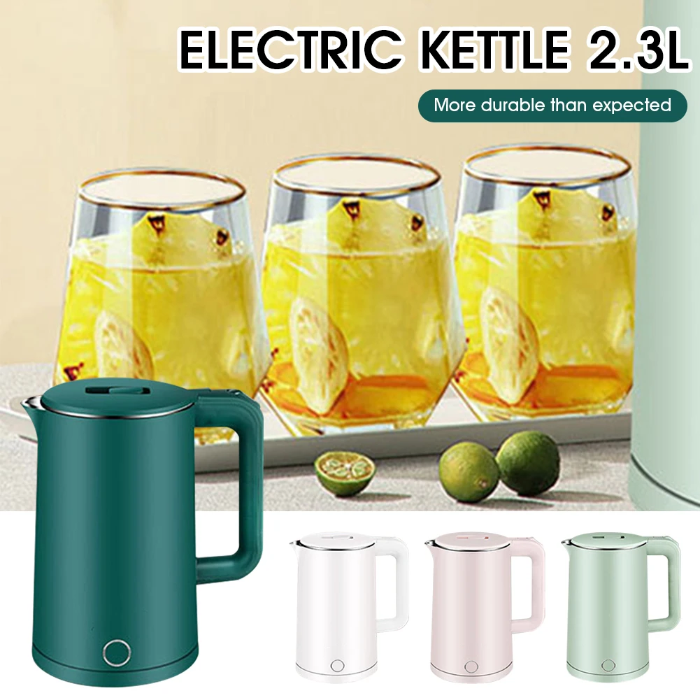 2.3L Electric Kettle 1500W High Power Fast Boil Kettle with Auto Power Off Function Suitable for Home Office Use
2.3L Electric Kettle 1500W High Power Fast Boil Kettle with Auto Power Off Function Suitable for Home Office Use