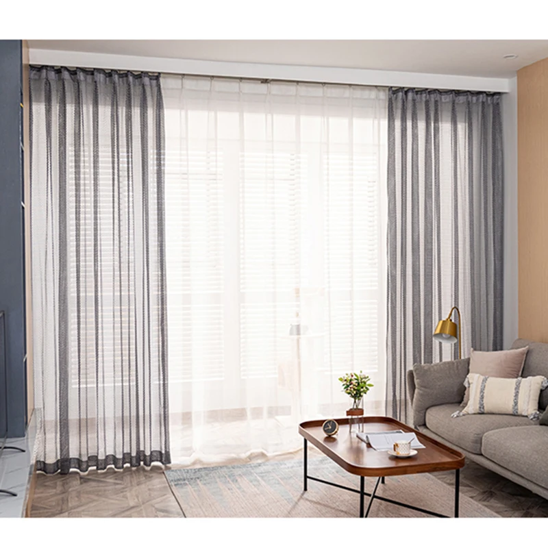 Blue/Dark Gray Pure Hollow Out Curtains For Living Room Modern Geometric Textile Tulle BedRoom Semi-Blackout Curtains Fabric 3
Blue/Dark Gray Pure Hollow Out Curtains For Living Room Modern Geometric Textile Tulle BedRoom Semi-Blackout Curtains Fabric 3
