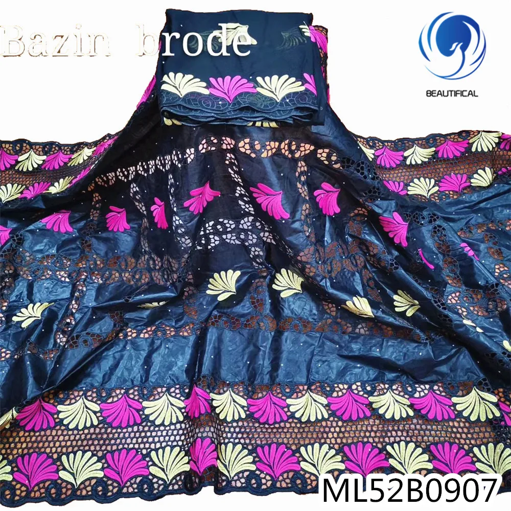 LIULANZHI Hot selling african bazin brode sewing embroidery cotton fabric hole nigerian riche tissu ML52B09
LIULANZHI Hot selling african bazin brode sewing embroidery cotton fabric hole nigerian riche tissu ML52B09