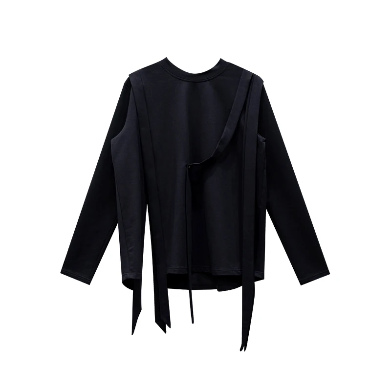 DEAT 2021 New Autumn And Winter Fashion Casual High Street Long Sleeve High Slits Crew Neck Women Loose Thin Top Women SG839
DEAT 2021 New Autumn And Winter Fashion Casual High Street Long Sleeve High Slits Crew Neck Women Loose Thin Top Women SG839