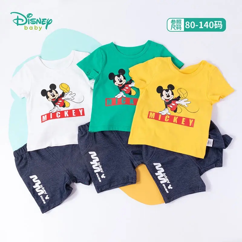 Disney Cartoon Summer Thin Section Breathable Boy Short-sleeved Suit Cotton T-shirt Shorts Children Two-piece Suit
Disney Cartoon Summer Thin Section Breathable Boy Short-sleeved Suit Cotton T-shirt Shorts Children Two-piece Suit
