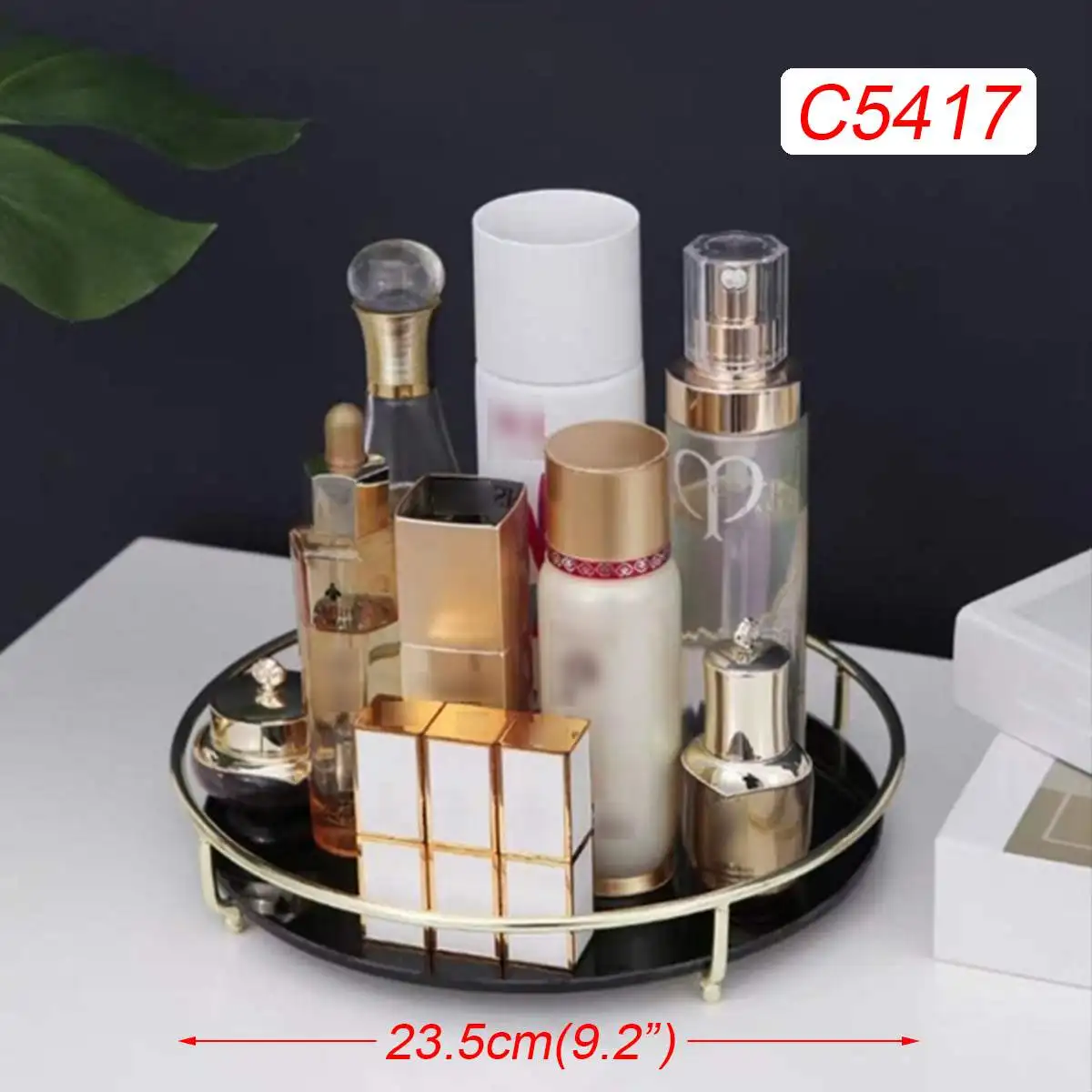 Nordic Rotating Cosmetic Desktop Storage Box Transparent Makeup Organizer 2 Tiers Glass Tray Dressing Table Finishing Rack Shelf
Nordic Rotating Cosmetic Desktop Storage Box Transparent Makeup Organizer 2 Tiers Glass Tray Dressing Table Finishing Rack Shelf