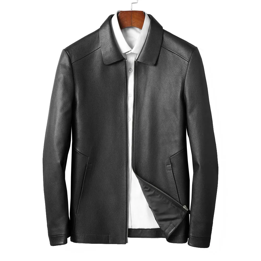 New Casual 2021 Luxury Goat Skin Leather Jackets Black Slim Men Autumn Spring Black Genuine Leather Goat Coats
New Casual 2021 Luxury Goat Skin Leather Jackets Black Slim Men Autumn Spring Black Genuine Leather Goat Coats