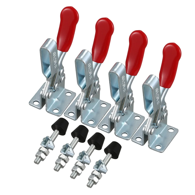 HOT SALE Hand Tool Toggle Clamp 201B Antislip Red Horizontal Clamp 201-B Quick Release Tool 4Pcs
HOT SALE Hand Tool Toggle Clamp 201B Antislip Red Horizontal Clamp 201-B Quick Release Tool 4Pcs