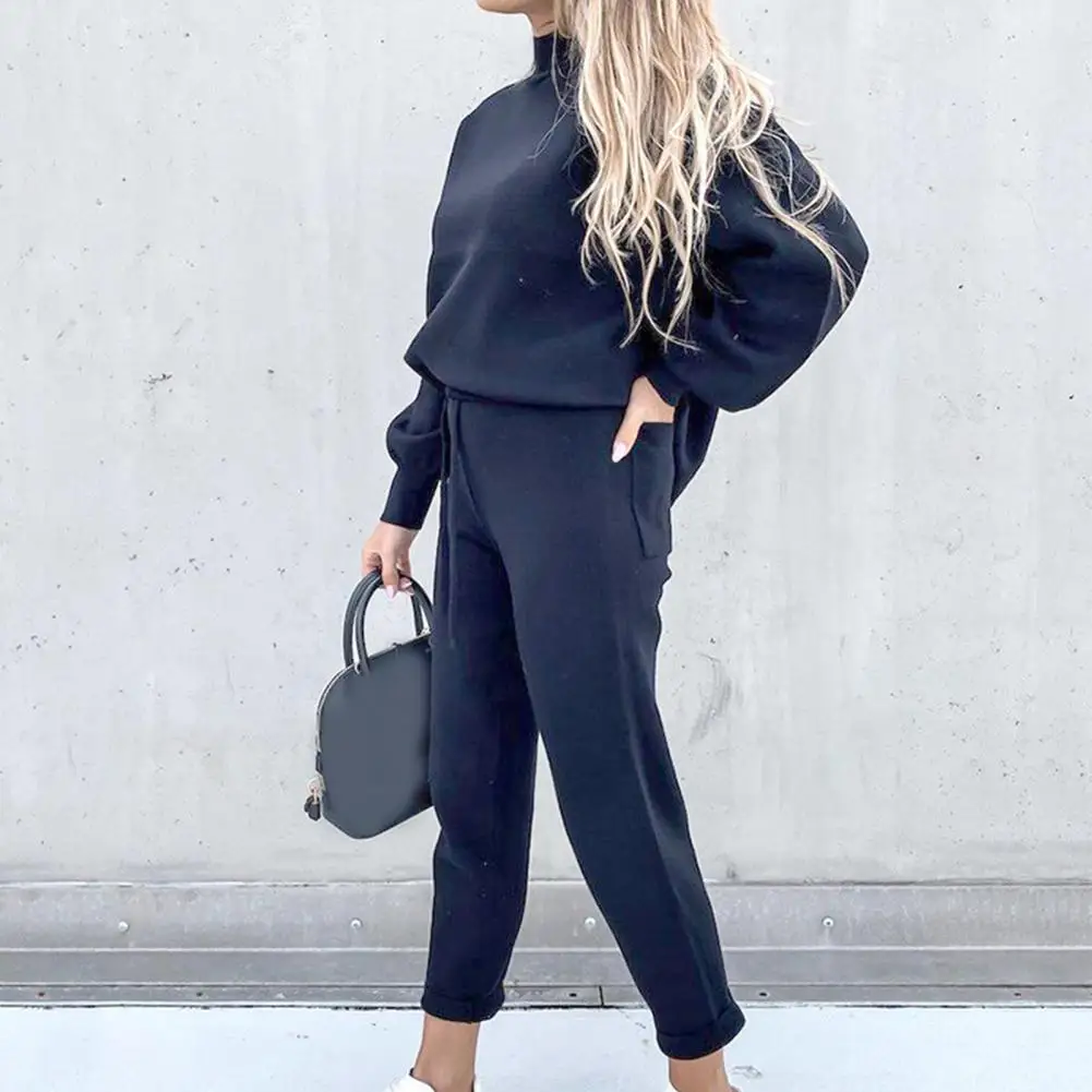Women Tracksuit 2 Piece Outfits Set Sportswear Winter Warm o neck Top+ Sweat Pants Women Matching Sets Clothing 
Women Tracksuit 2 Piece Outfits Set Sportswear Winter Warm o neck Top+ Sweat Pants Women Matching Sets Clothing