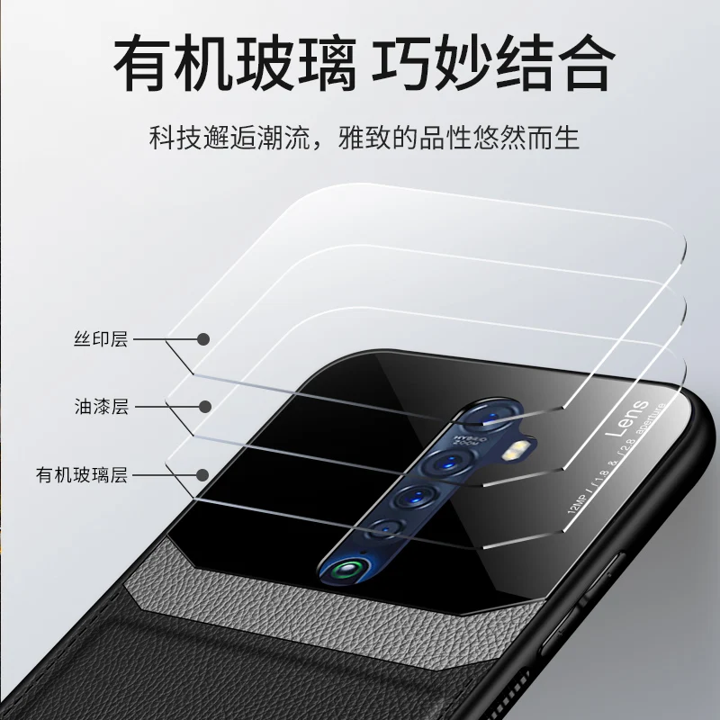 Роскошный кожаный чехол для телефона OPPO Reno 2 2Z ACE 3 Pro A11X F11 A9 противоударный realme X XT X2