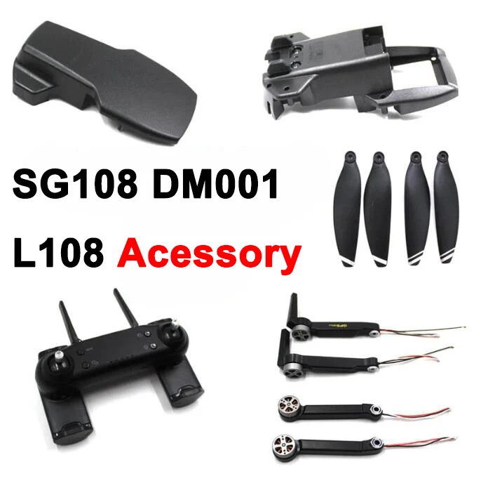 SG108 SG-108 DM001 L108 RC Drone Accessory Propellers Body Shell Arm with Motor Remote Controller USB Charger Camera Etc.
SG108 SG-108 DM001 L108 RC Drone Accessory Propellers Body Shell Arm with Motor Remote Controller USB Charger Camera Etc.