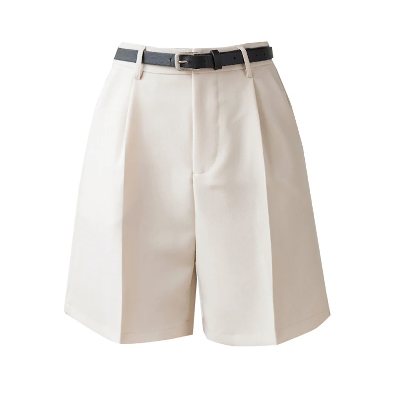 Loose Wide Leg Chic Trouses 2021 New Summer Workwear Women's Half Pants Office Lady High Waist Button Shorts with Belted
Loose Wide Leg Chic Trouses 2021 New Summer Workwear Women's Half Pants Office Lady High Waist Button Shorts with Belted