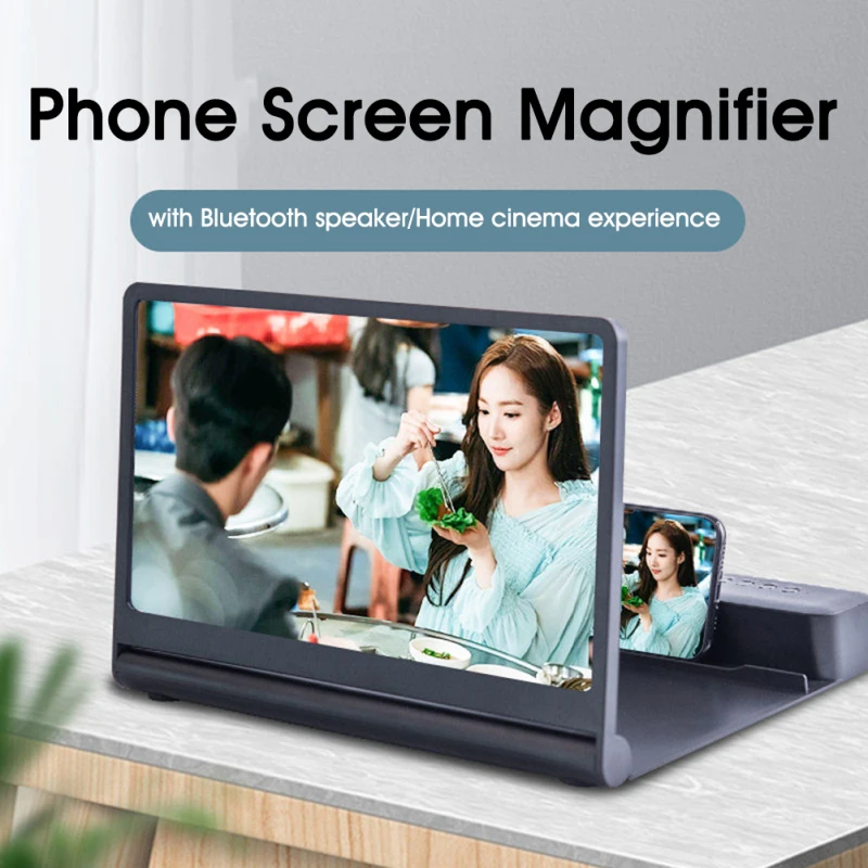 Fast Delivery Universal Mobile Phone Screen Magnifier 3D Enlarger Magnifying Video Amplifier Projector With Bluetooth Speaker
Fast Delivery Universal Mobile Phone Screen Magnifier 3D Enlarger Magnifying Video Amplifier Projector With Bluetooth Speaker