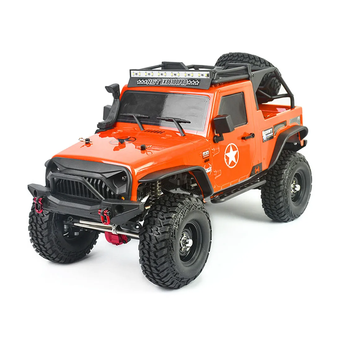 RGT EX86100 PRO 46 X 22 X 26cm 1/10 Off-Road Climbing Car Remote Control Truck Toy Gift - Orange/Blue /Red KIT Version
RGT EX86100 PRO 46 X 22 X 26cm 1/10 Off-Road Climbing Car Remote Control Truck Toy Gift - Orange/Blue /Red KIT Version