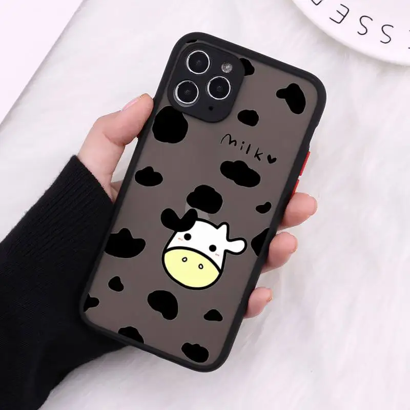Cow Milk Black White Phone Case Matte For iPhone 12 Mini 11 Pro XR XS Max 7 8 Plus X Hard PC Back Cover
Cow Milk Black White Phone Case Matte For iPhone 12 Mini 11 Pro XR XS Max 7 8 Plus X Hard PC Back Cover