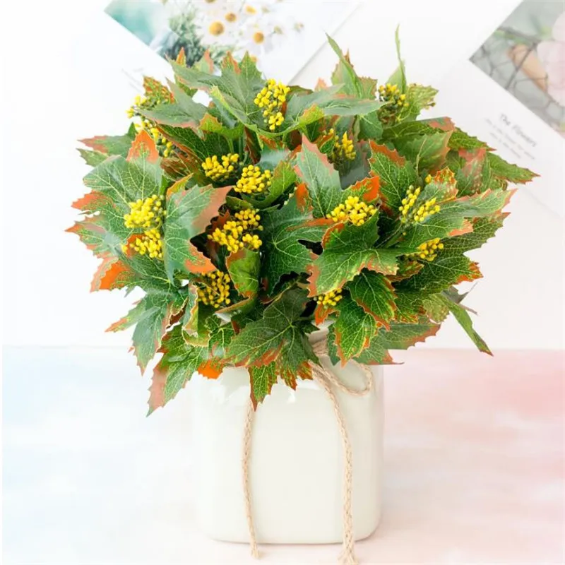 10P Fake Maple (7 Stems/Bunch) 11.81" Legth Simulation Greenery Plastic Fruit for Wedding Home Decorative Artificial Plants
10P Fake Maple (7 Stems/Bunch) 11.81" Legth Simulation Greenery Plastic Fruit for Wedding Home Decorative Artificial Plants