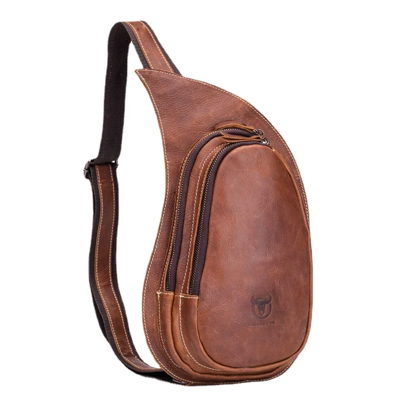 Genuine Leather Crossbody Bag Men Crazy Horse Leather Chest Bags New Fashion Multi-function Card Bag's Mobile Phone Bages bolso
Genuine Leather Crossbody Bag Men Crazy Horse Leather Chest Bags New Fashion Multi-function Card Bag's Mobile Phone Bages bolso