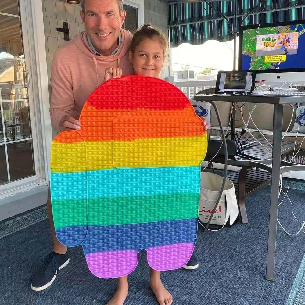 Big Pop its Fidget Toys 20-85cm Rainbow Big Push Pop Bubble XXXL Dimple Antistress Toy Simpl Dimmer Stress Toy Children Gift
Big Pop its Fidget Toys 20-85cm Rainbow Big Push Pop Bubble XXXL Dimple Antistress Toy Simpl Dimmer Stress Toy Children Gift