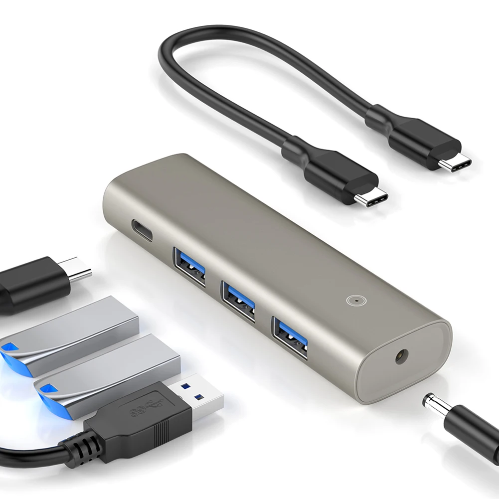 4 in 1 USB 3.2 Gen2 HUB Adapter 4 Ports Type-C USB Multi Splitter Laptop Desktop Dock Station Plug and Play
4 in 1 USB 3.2 Gen2 HUB Adapter 4 Ports Type-C USB Multi Splitter Laptop Desktop Dock Station Plug and Play