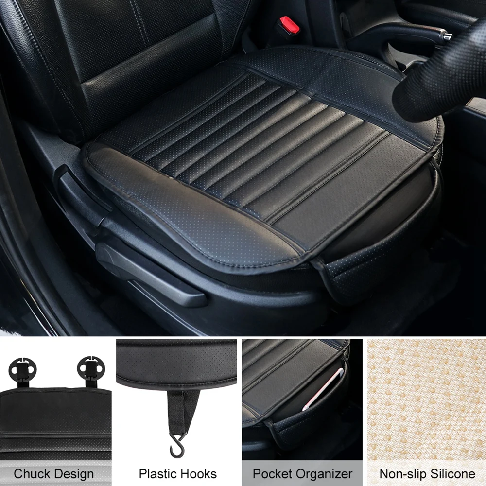 Car Seat Cover Front Cushion PU Leather Non Slide Auto Accessories Universa Seat Protector Mat Pad Keep Warm In Winter
Car Seat Cover Front Cushion PU Leather Non Slide Auto Accessories Universa Seat Protector Mat Pad Keep Warm In Winter