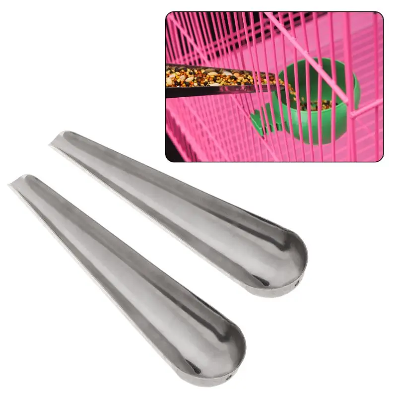 2 Pcs Birds Feeder Adding Scoop Spoon Poultry Feeding Supplies Cage Accessory For Dove Pigeon Chicken Pets Toy Cup 
2 Pcs Birds Feeder Adding Scoop Spoon Poultry Feeding Supplies Cage Accessory For Dove Pigeon Chicken Pets Toy Cup