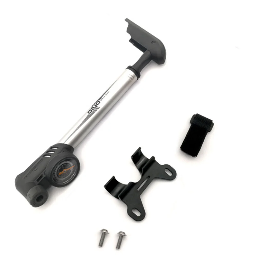 Portable Bicycle Pump 120 Psi High-pressure Tire Air Shock Pump With Barometer Aluminum Alloy Bike Inflatable Tube Outdoor Tools
Portable Bicycle Pump 120 Psi High-pressure Tire Air Shock Pump With Barometer Aluminum Alloy Bike Inflatable Tube Outdoor Tools