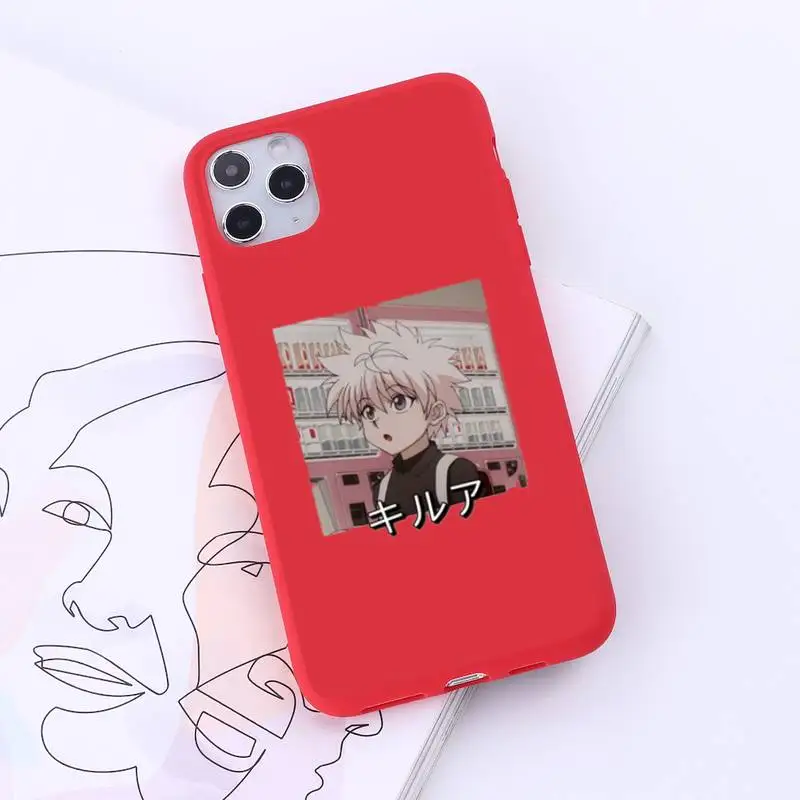 Hunter X Hunter Killua Zoldyck Phone Case Red Candy Color for iPhone 6 7 8 11 12 s mini pro X XS XR MAX Plus
Hunter X Hunter Killua Zoldyck Phone Case Red Candy Color for iPhone 6 7 8 11 12 s mini pro X XS XR MAX Plus