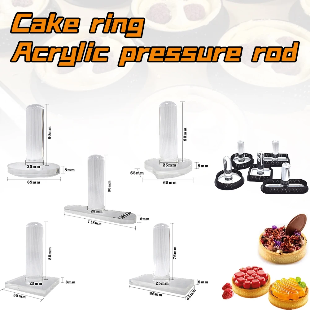 Portable Acrylic Pusher Tart Tamper Mousse Cake Eggtart Mold Pressure Pusher Kitchen Cheesecake Pastry Decoration Tools Dropship
Portable Acrylic Pusher Tart Tamper Mousse Cake Eggtart Mold Pressure Pusher Kitchen Cheesecake Pastry Decoration Tools Dropship