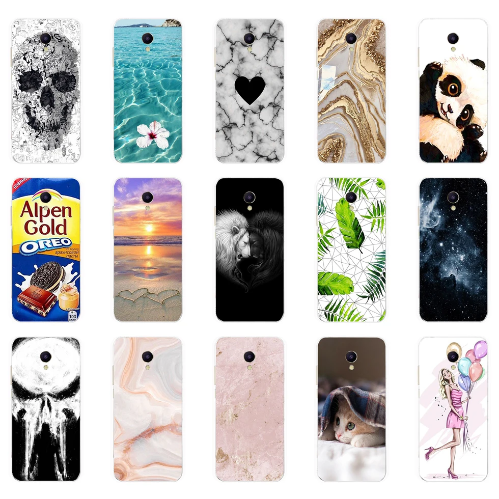 For Meizu M5C Case Silicon Soft TPU Phone Cover for M5S M 5 S Coque Bumper full 360 Protective fundas cute cat dog 3 | Мобильные