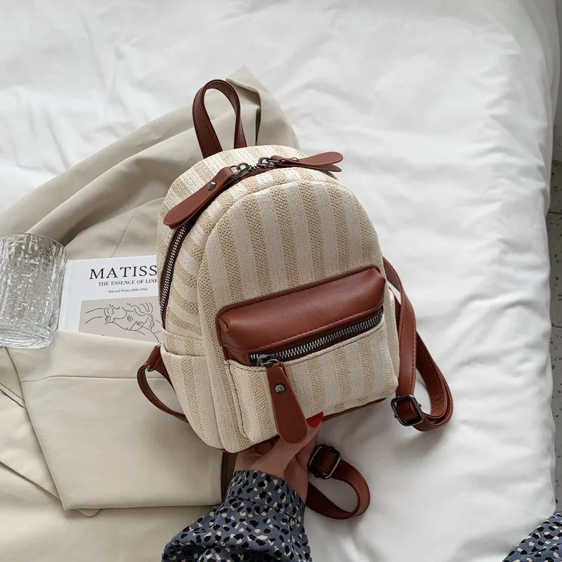Women's Mini Backpack Fashion Weave Student School Bags Cute Graceful Bagpack New Portable Backpack Ladies Travel Shoulder Bags
Women's Mini Backpack Fashion Weave Student School Bags Cute Graceful Bagpack New Portable Backpack Ladies Travel Shoulder Bags
