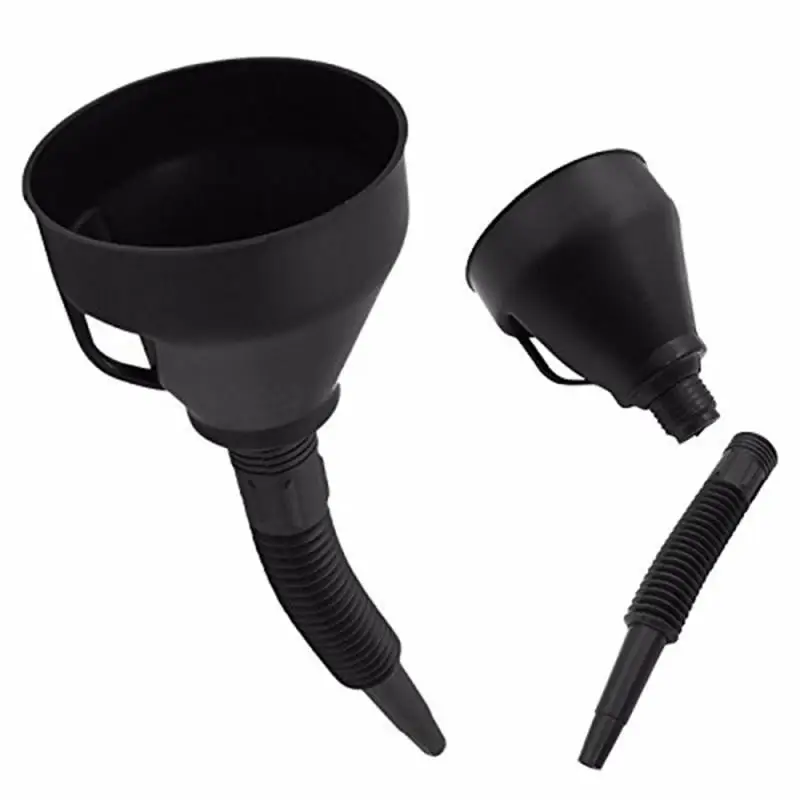 Universal Black Plastic Funnel With Flexible Detachable Spout Funnel Automotive Tool For Water Oil Liquid Motorcycle Parts
Universal Black Plastic Funnel With Flexible Detachable Spout Funnel Automotive Tool For Water Oil Liquid Motorcycle Parts