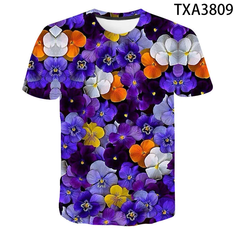 New Summer Flower Cartoon Printed 3D T-shirt Men Women Children Cool Tee Tops Male Streetwear Cool T Shirts Boy Girl Kids
New Summer Flower Cartoon Printed 3D T-shirt Men Women Children Cool Tee Tops Male Streetwear Cool T Shirts Boy Girl Kids