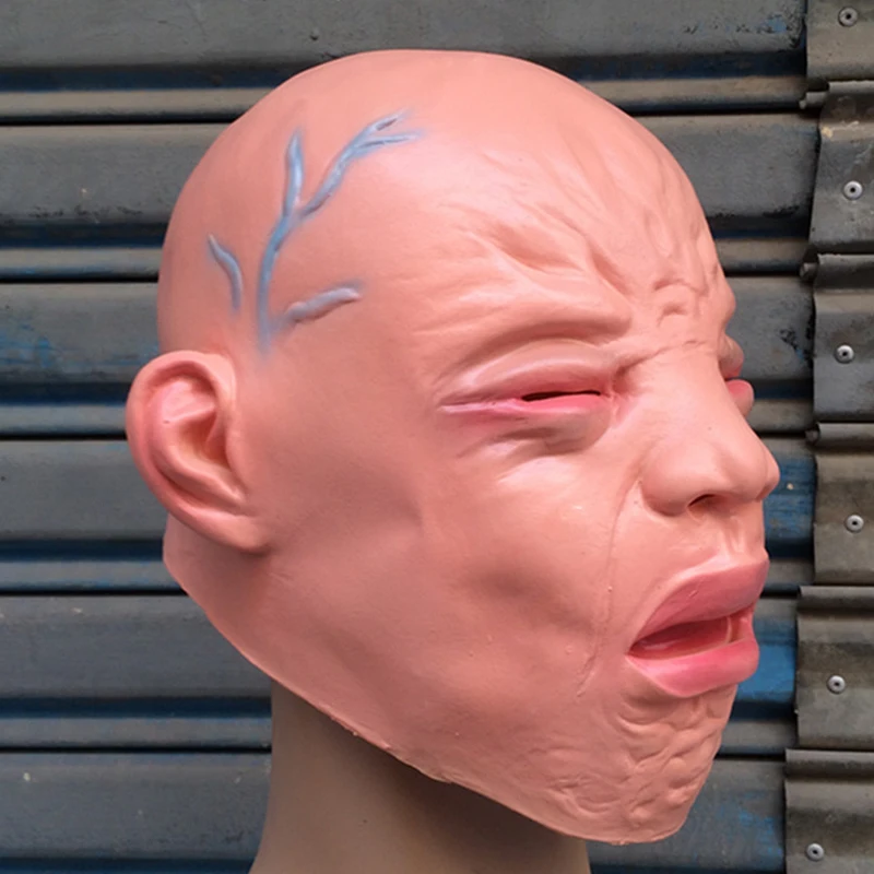 Funny Full Ghost Baby Mask Headgear Halloween Bar Secret Room Haunted House Crying Face Mask Realistic Crying Baby Mask
Funny Full Ghost Baby Mask Headgear Halloween Bar Secret Room Haunted House Crying Face Mask Realistic Crying Baby Mask