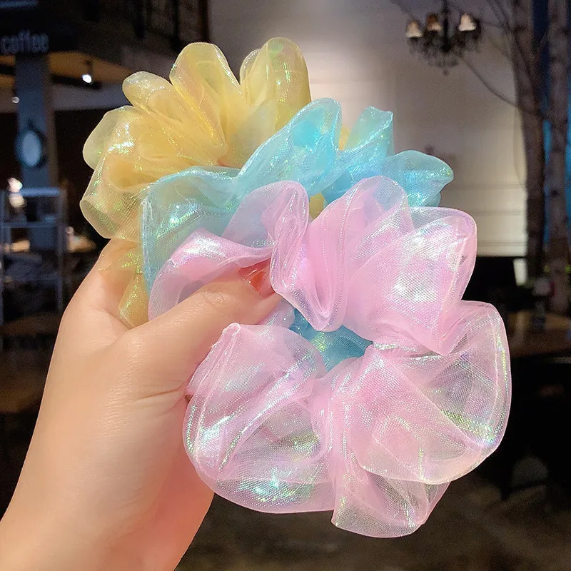 Fashion Organza Elastic Hair Bands Ponytail Holder Girls Hair Accessories Headwear Mermaid Hair Tie Scrunchie Intestine Hairband
Fashion Organza Elastic Hair Bands Ponytail Holder Girls Hair Accessories Headwear Mermaid Hair Tie Scrunchie Intestine Hairband