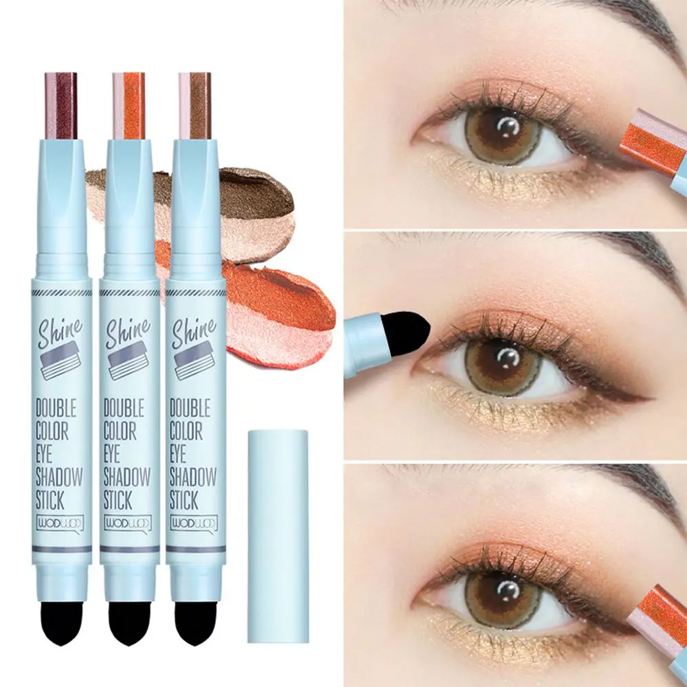 2 in 1 Double Colors Eyeshadow Stick with Spong Head Glitter Shimmer Cream Gradient Eyeshadow Makeup Stick Waterproof
2 in 1 Double Colors Eyeshadow Stick with Spong Head Glitter Shimmer Cream Gradient Eyeshadow Makeup Stick Waterproof