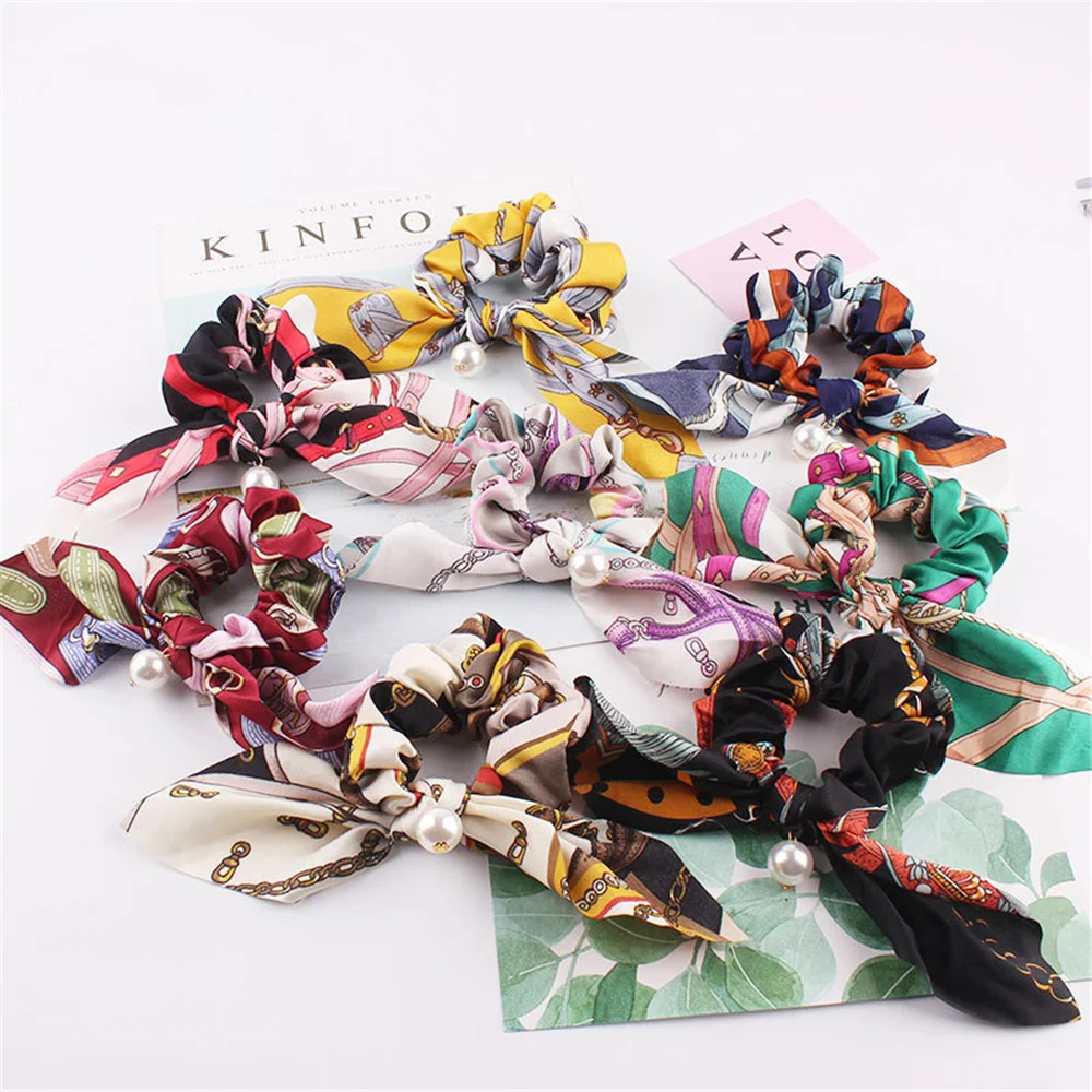 Retro Print Bowknot Elastic Hair Bands For Women Girls Pearl Scrunchies Headband Hair Ties Ponytail Holder Hair Accessories
Retro Print Bowknot Elastic Hair Bands For Women Girls Pearl Scrunchies Headband Hair Ties Ponytail Holder Hair Accessories